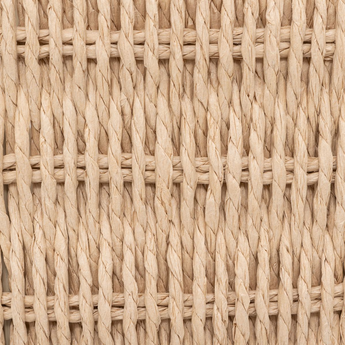 Corbeille à papier pour bureau Kord en papier tressé