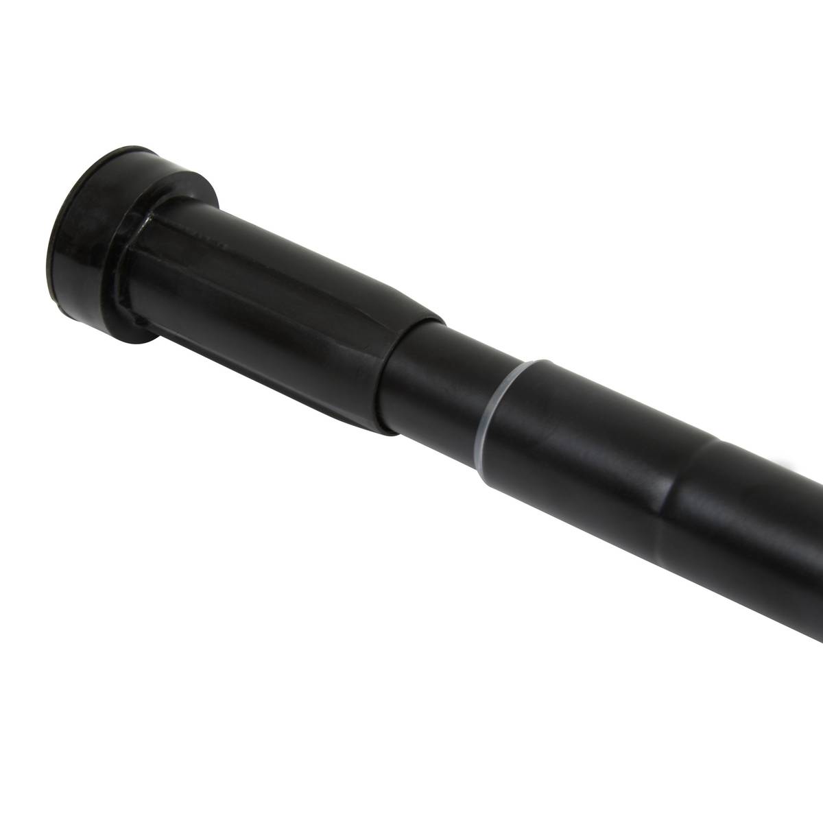 Tringle de douche 110 / 200 cm noir