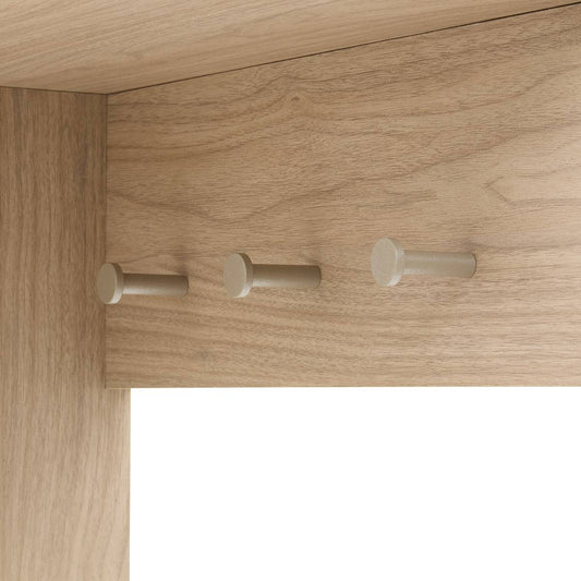Vestiaire Duna 80 x 30 x 165 cm bois et métal sable