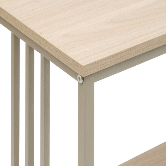 Console 3 étagères Duna 80 x 30 x 76 cm métal sable