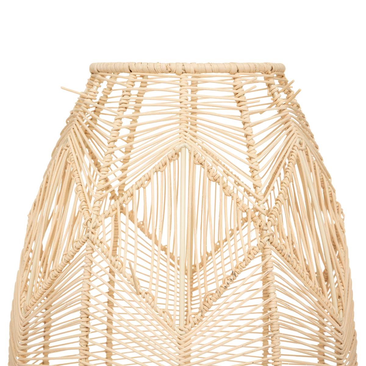 Lampe à poser Kita rotin naturel H49 cm