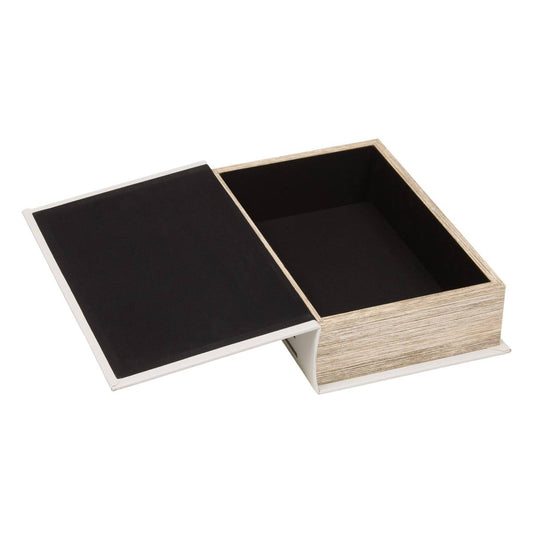 Boîte livre Josh 18 x 7 x 27 cm MDF et PU Home