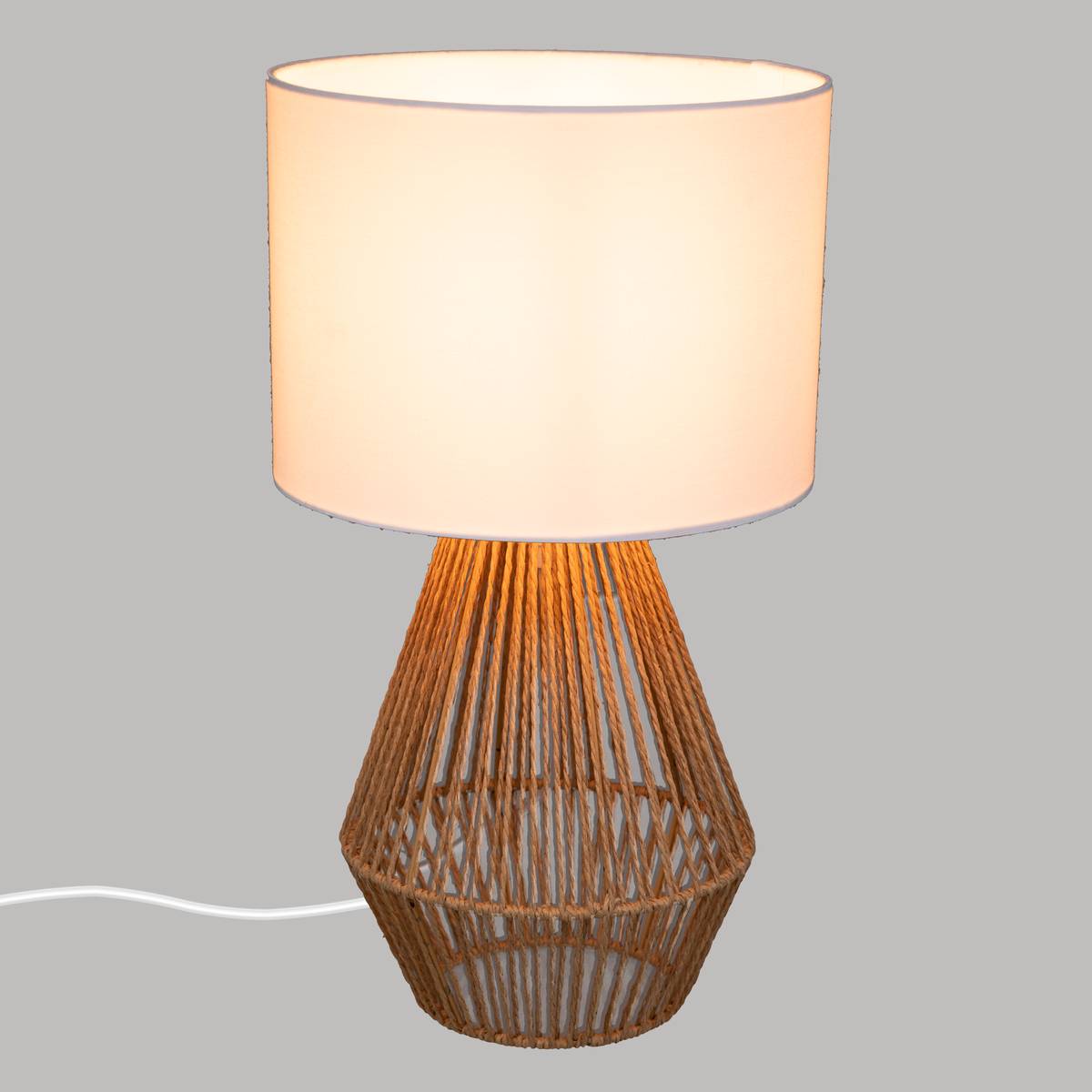 Lampe droite Lila H. 40 cm naturel