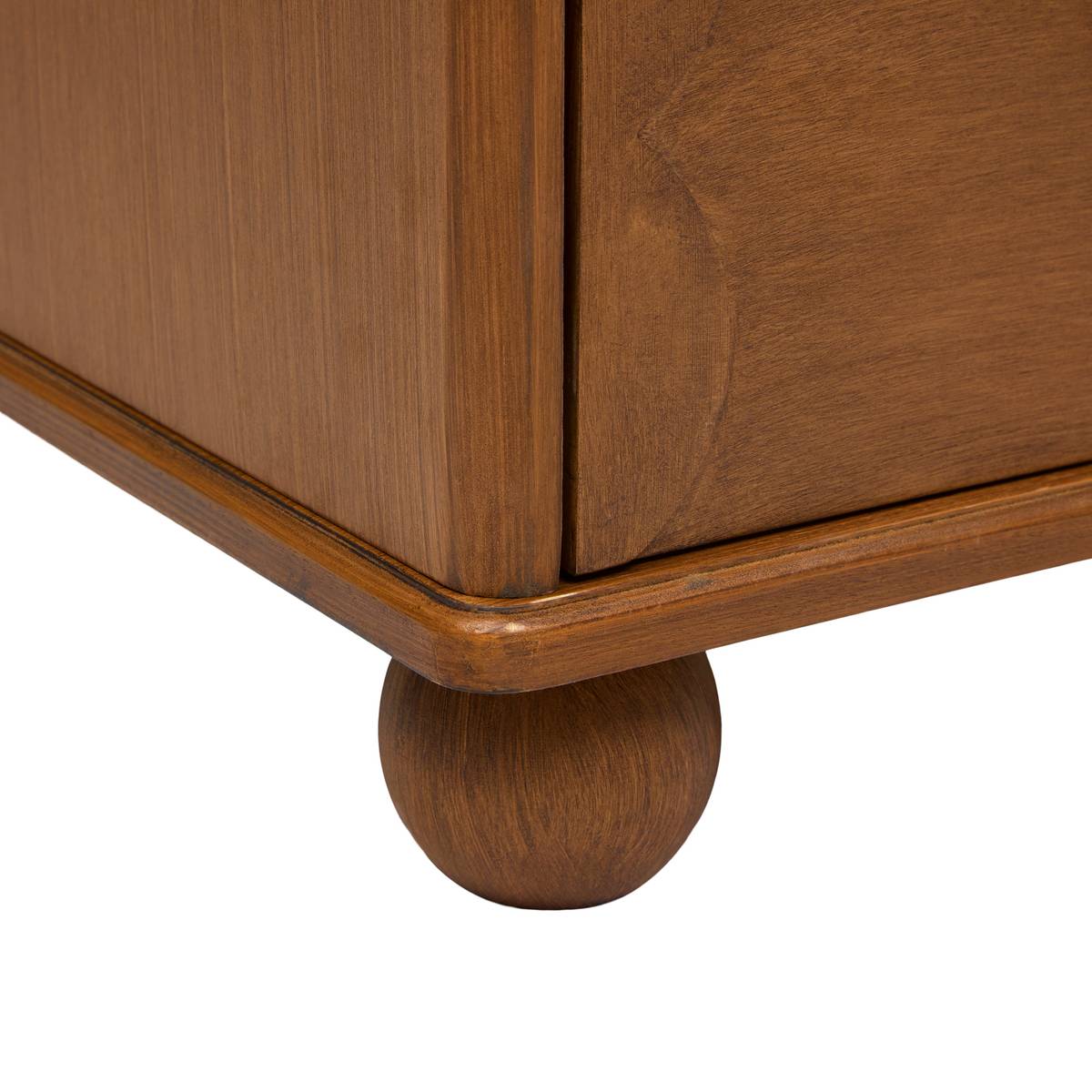 Commode 4 tiroirs Mona 80 x 45 x 85 cm pin et frêne