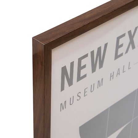 Affiche illustrée noire et blanche – style graphique contemporain