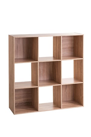 Étagère 9 cases bois