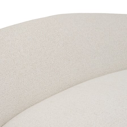 Canapé fixe 2 places blanc