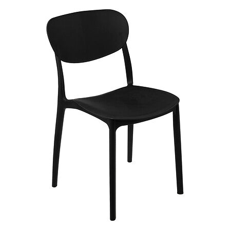 Chaise plastique noir