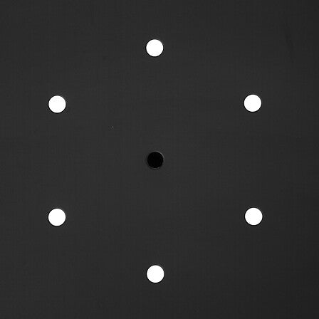 Chaise en métal noir