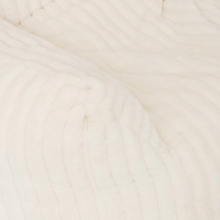 Fauteuil XL – Velours côtelé blanc