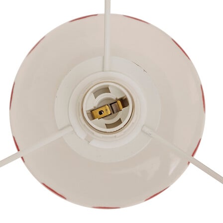 Lampe Frida D. 28 x H. 47 cm rouge grenat