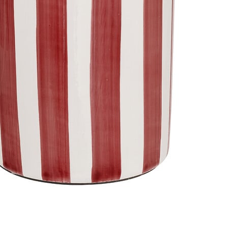 Lampe Frida D. 28 x H. 47 cm rouge grenat