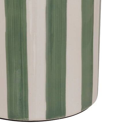 Lampe Frida D. 28 x H. 47 cm rouge vert olive