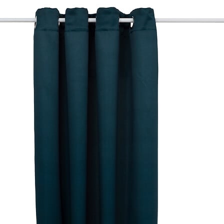 Lot de 2 rideaux occultants 135 x 240 cm bleu égéen