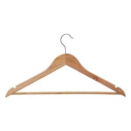 Lot de 8 cintres en bois