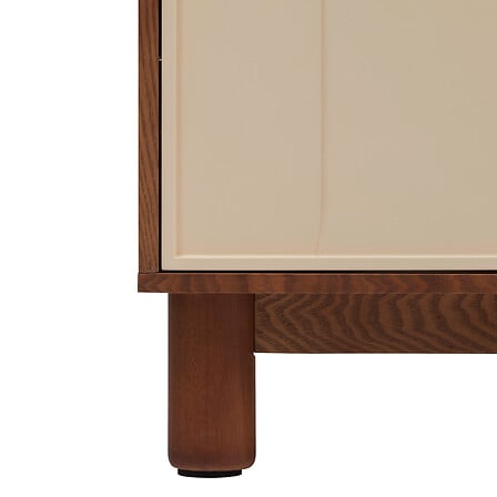 Meuble TV 2 portes et 1 tiroir L. 140 x P. 40 x H. 50,5 cm