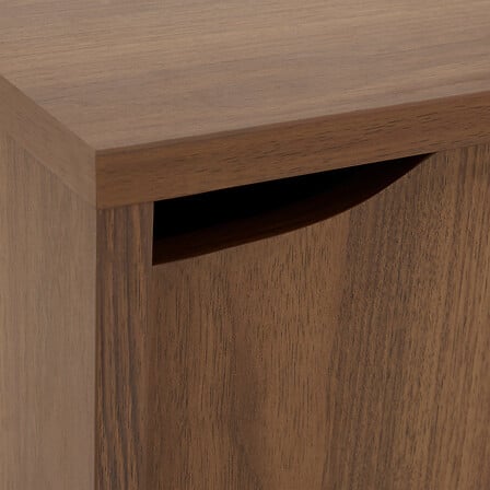 Meuble TV portes coulissantes