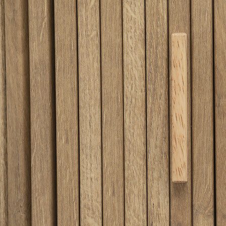 Meuble TV lamelles bois