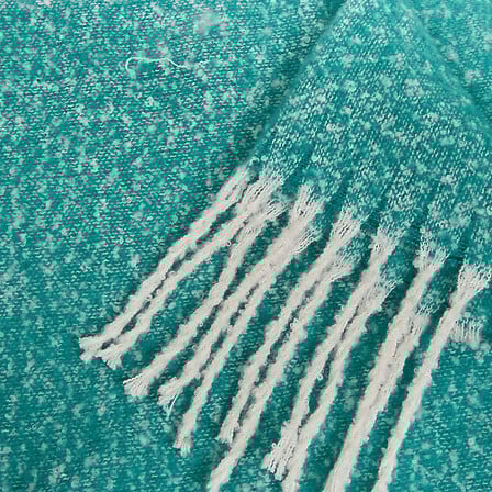 Plaid ultra doux bleu