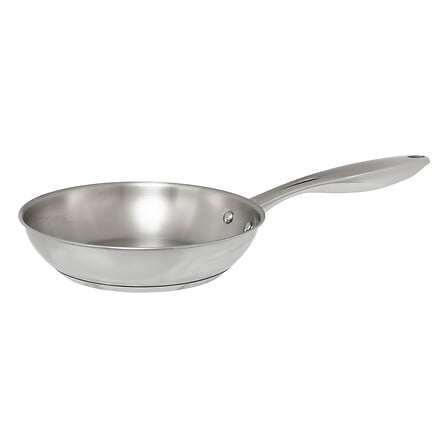 Poêle en acier inoxydable compatible tous feux 20 cm inox