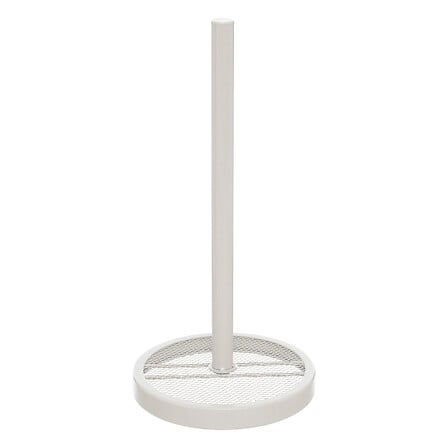 Porte-essuie-tout en métal blanc