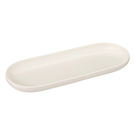 Plat ovale 23 x 9 cm en porcelaine