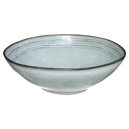 Saladier en grès émaillé diam 24 cm bleu