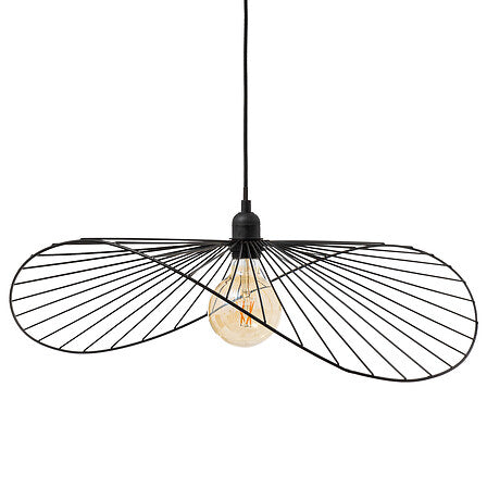 Suspension Adelia diam 58 cm métal noir