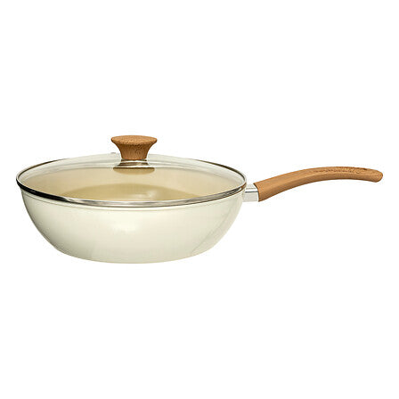 Sauteuse 28 cm – Aluminium forgé et verre