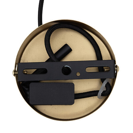 Suspension métal doré 77 cm