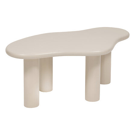 Lot de 2 tables basses Olao ivoire