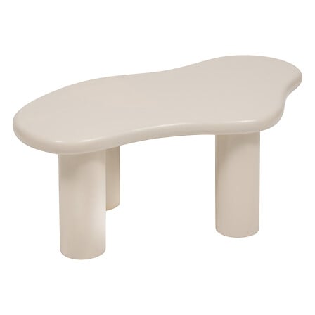 Lot de 2 tables basses Olao ivoire