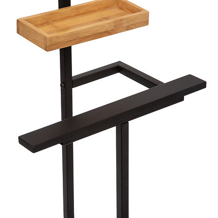 Valet de chambre métal et bambou