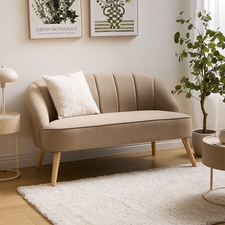 Banquette 2 Places beige