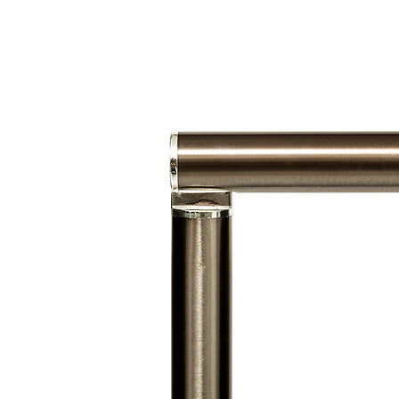 Dérouleur WC sur pied – Métal brossé et marbre