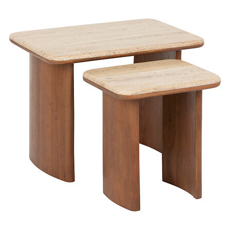 Lot de 2 tables café Jivan