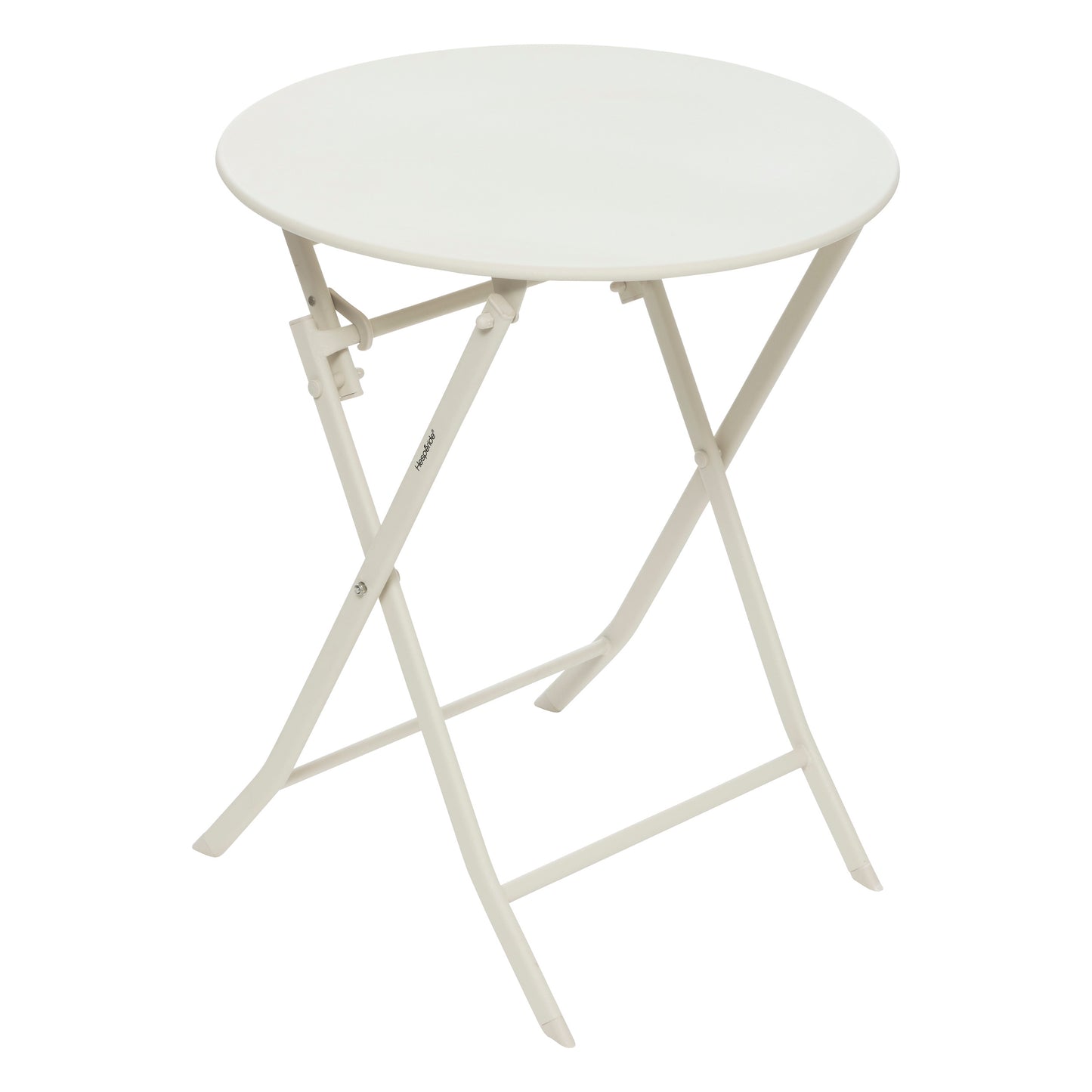 Table café ronde blanche idéale pour aménager un balcon ou une terrasse, sélectionnée par Les Compositeurs pour créer un espace extérieur élégant, fonctionnel et adapté aux petits espaces.