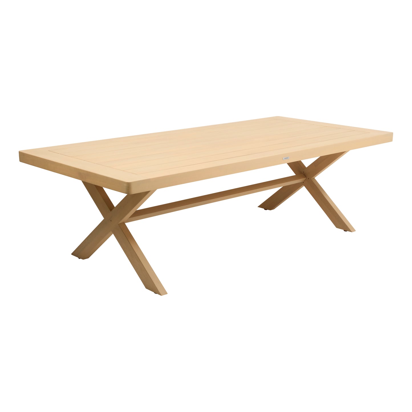 Table de repas d’extérieur en bois sélectionnée par Les Compositeurs pour aménager une terrasse conviviale et fonctionnelle, dans le cadre d’une solution d’aménagement personnalisée et clé en main.