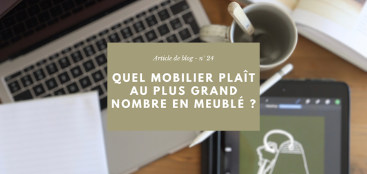 Comment choisir le bon style de mobilier pour séduire le plus grand nombre en emplacement meublé ?