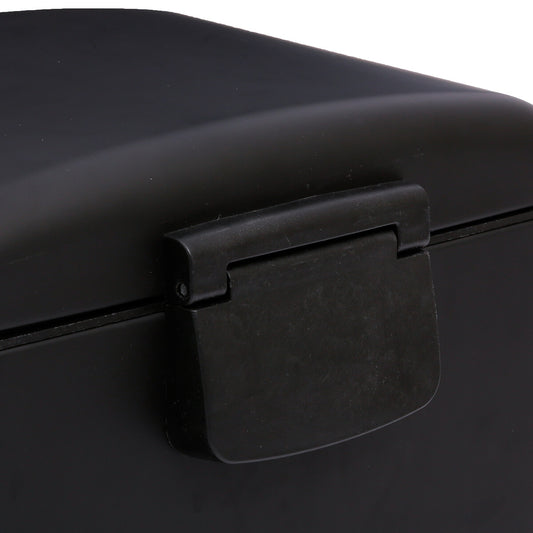 Poubelle à pédale Ariane 30 L métal noir