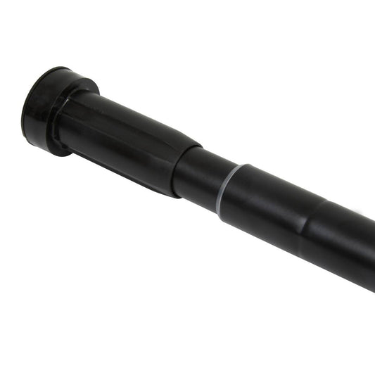 Tringle de douche 110 / 200 cm noir