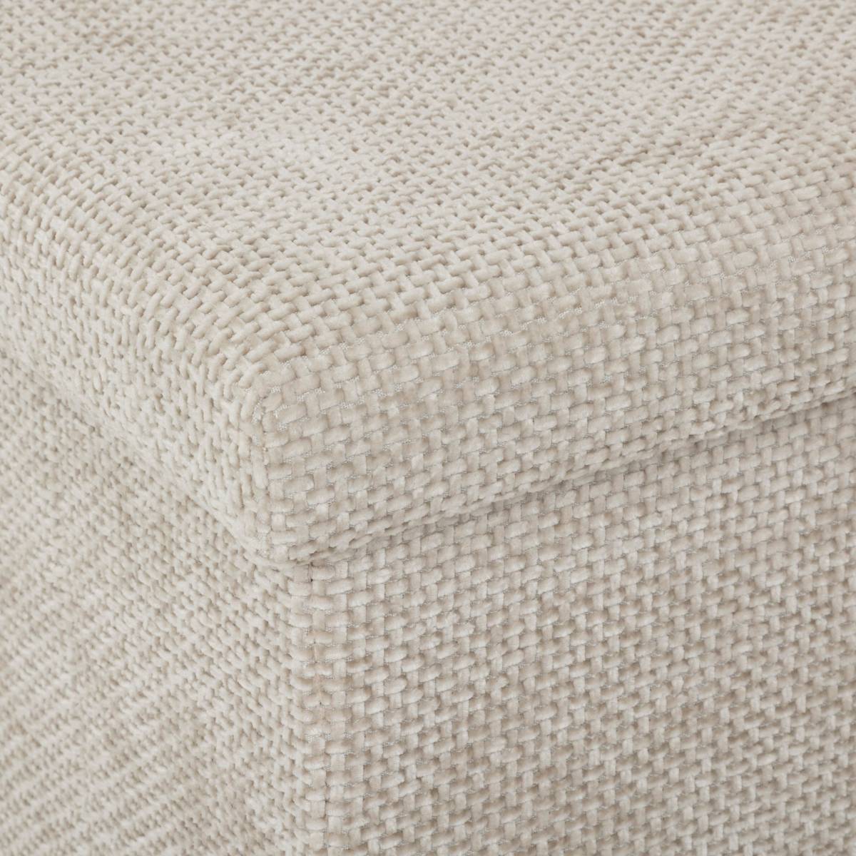 Pouf Velvy 31 x 31 cm argile