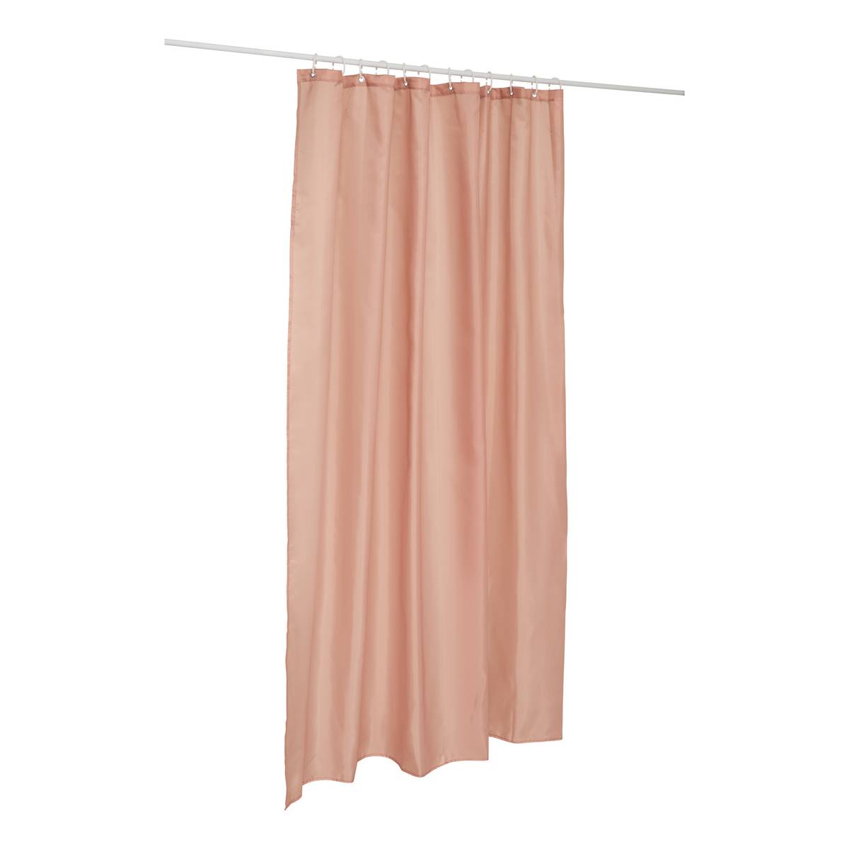 Rideau de douche Colors rose blush