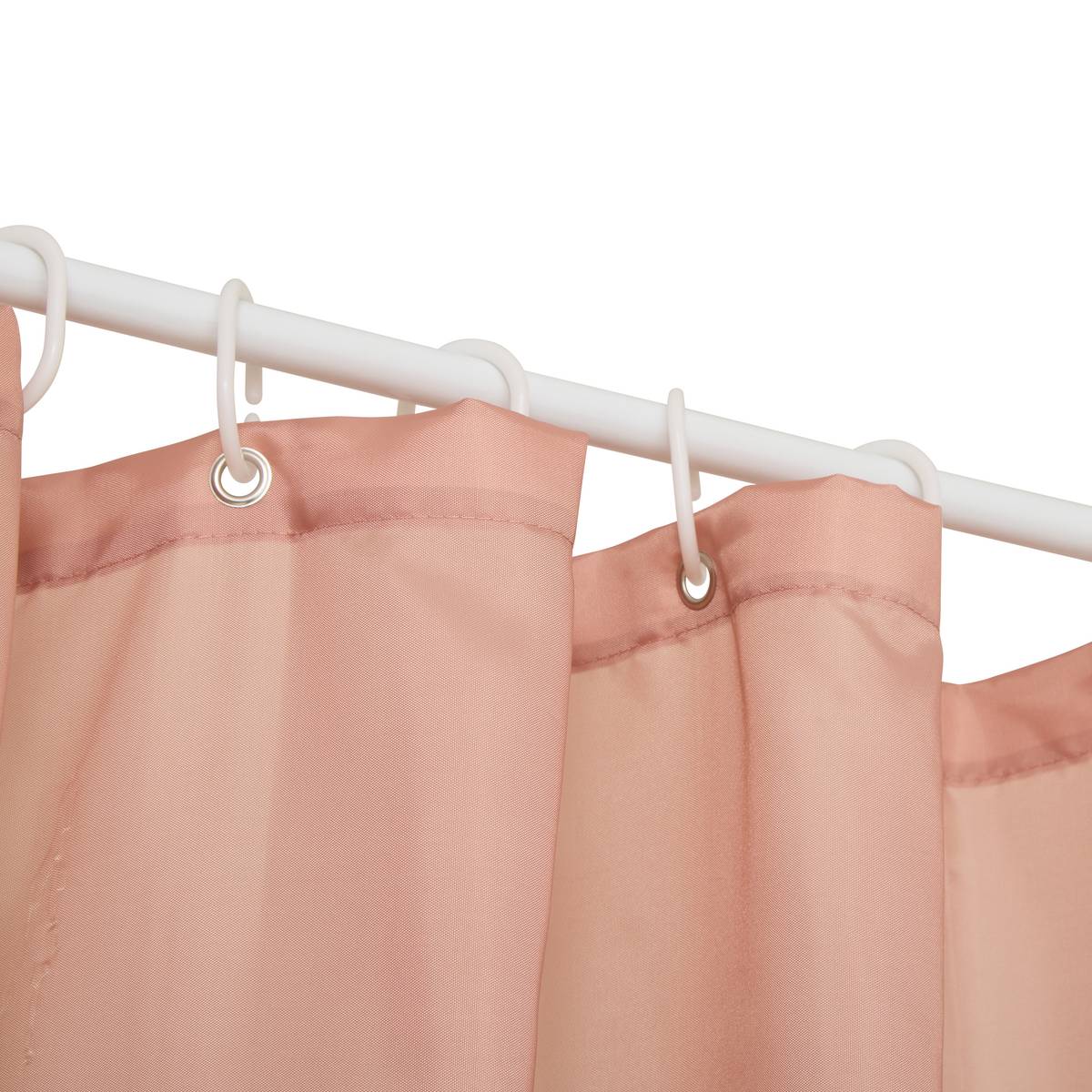 Rideau de douche Colors rose blush