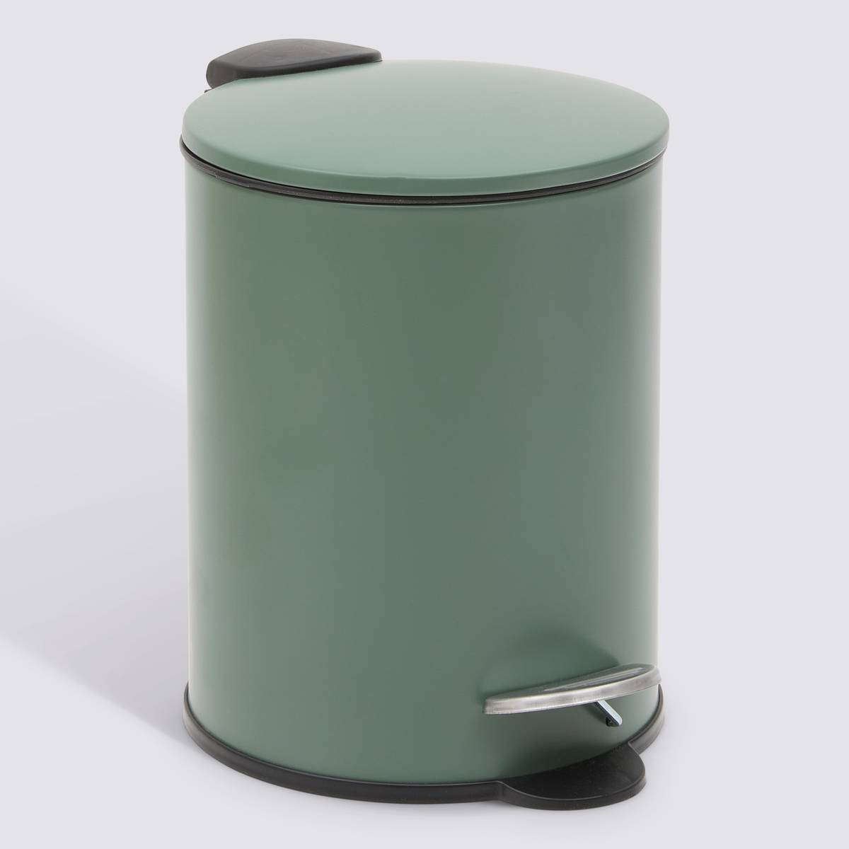 Poubelle softclose à pédale Colors 3 L métal vert ficus