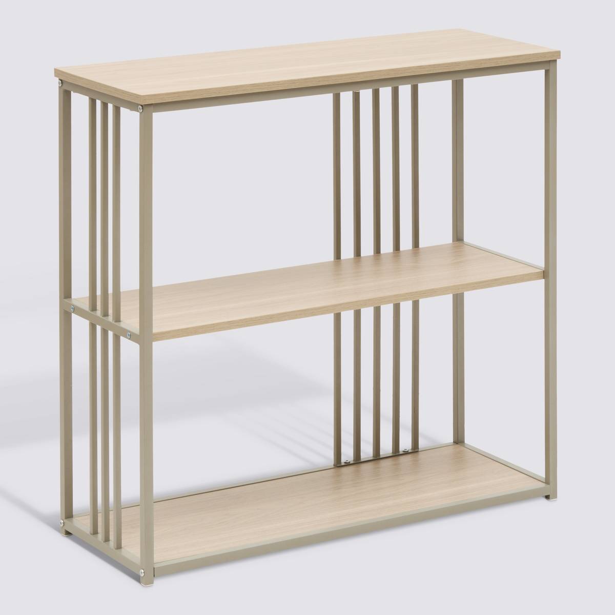 Console 3 étagères Duna 80 x 30 x 76 cm métal sable
