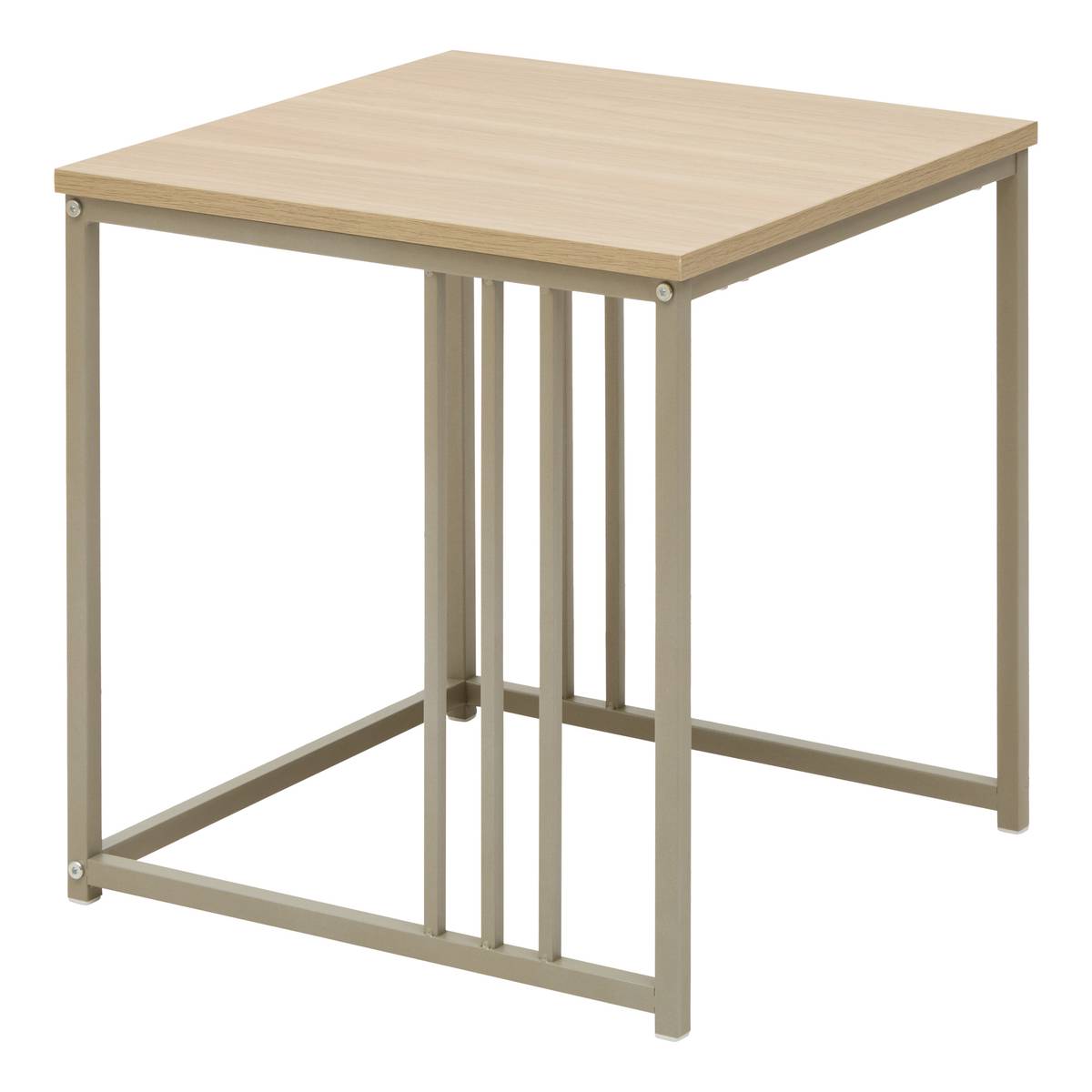Lot de 2 tables gigognes Duna MDF sable