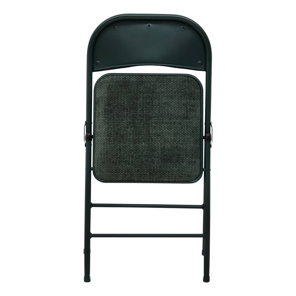 Chaise pliante Flexy + 46,5 x 46,5 x 79,5 cm métal et velours vert kaki