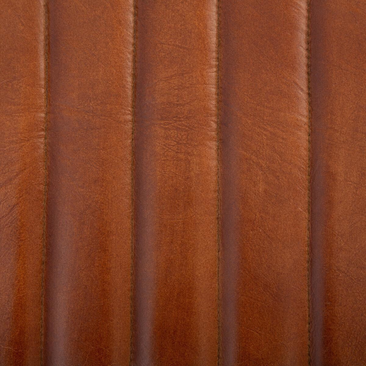 Chaise Dario cuir cognac