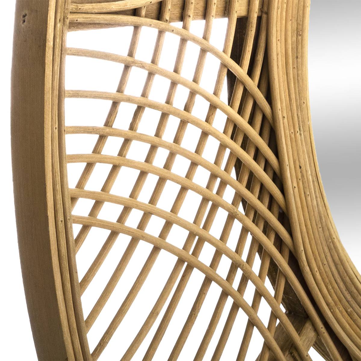 Miroir Ina bambou diamètre 90 cm